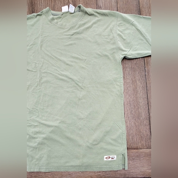 Vintage Bugle Boy Brand Olive Green Men's XL Short Sleeve T-Shirt - Picture 3 of 6